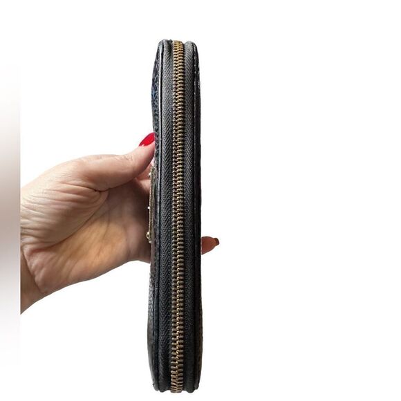 Michael Kors Python Jet Set Zipper Wallet - Picture 7 of 9